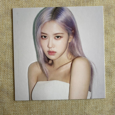 BLACKPINK ROSE [THE ALBUM] Official Square Photocard Postcard, 15cm / New / Gift