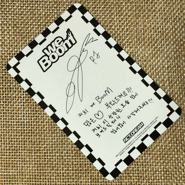 NCT Dream RENJUN [ We Boom KIHNO KIT ] Official Photocard / New, Rare / Gift