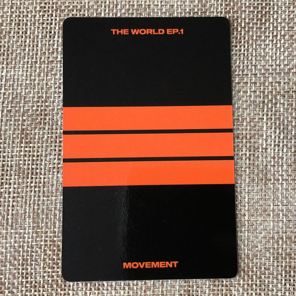ATEEZ YUNHO [THE WORLD EP.1 : MOVEMENT] Official Photocard, Z Ver. / New / Gift
