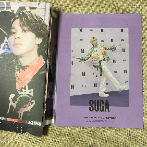 BTS GROUP [ 2022 Season's Greetings ] Official Tabloid Poster Set / New / Gift