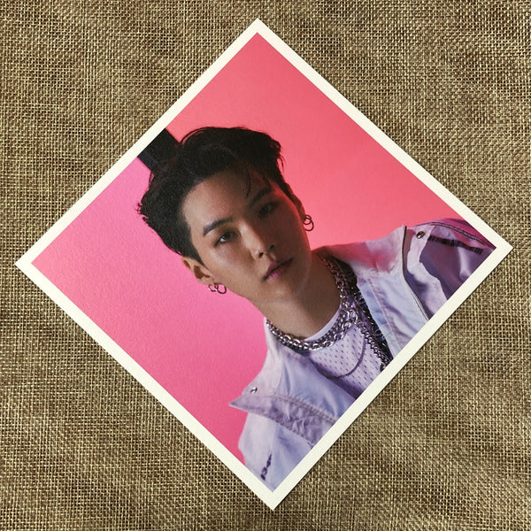 BTS SUGA [ MAP OF THE SOUL MOS ON:E Concept Book ] Square Postcard / New / Gift