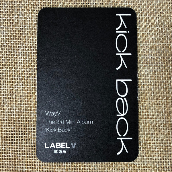 NCT XIAOJUN [Wayv Kick Back] Official Hologram Photocard Set, SMTOWN / Gift
