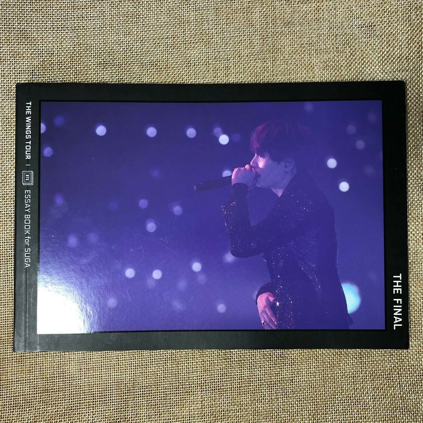 BTS SUGA [The Wings Tour Essay Book for SUGA] Official Photobook / New, Rare /+G