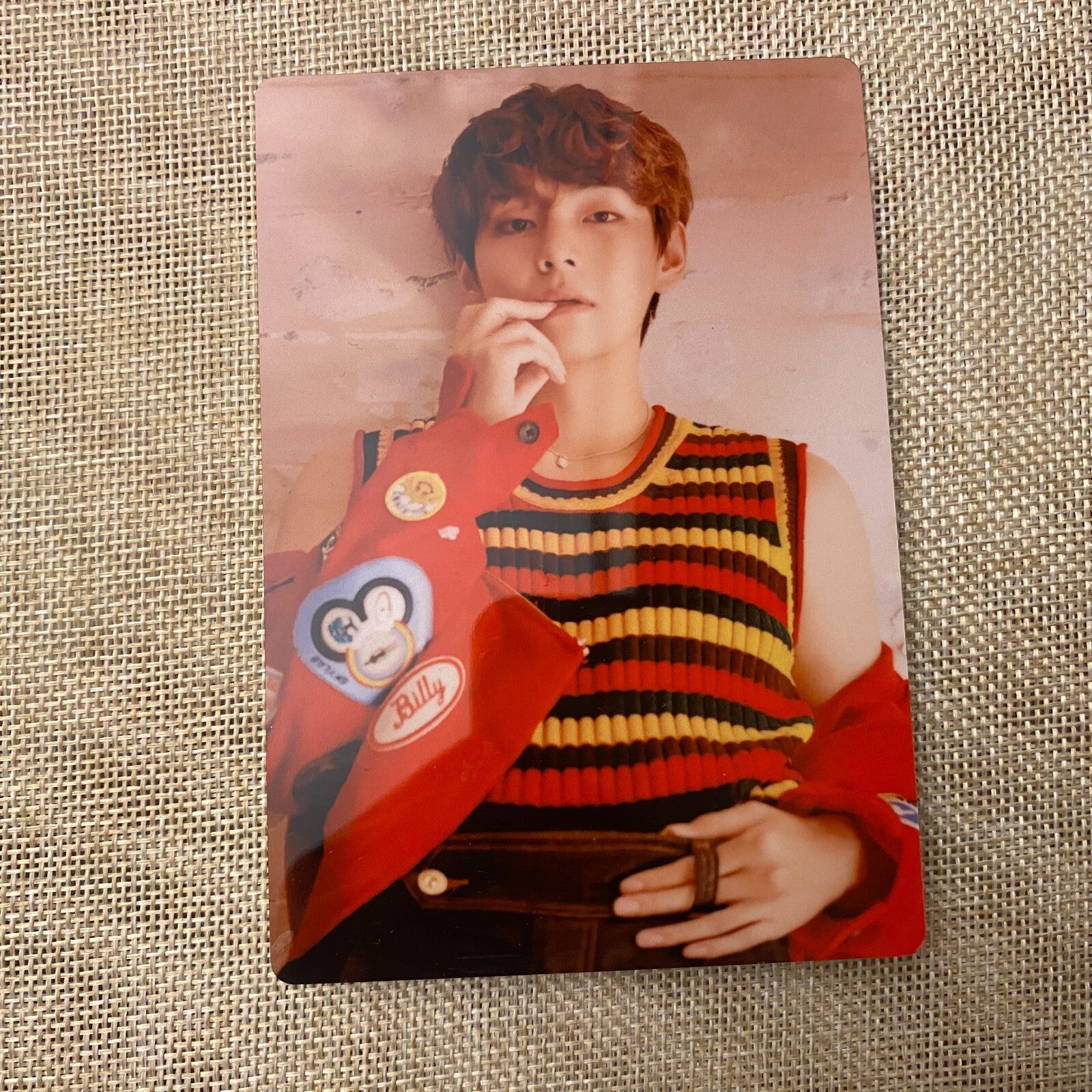 BTS V [ Exhibition ] Official Photo Standee Stand Metal 3.5 x 5 in / New / Gift