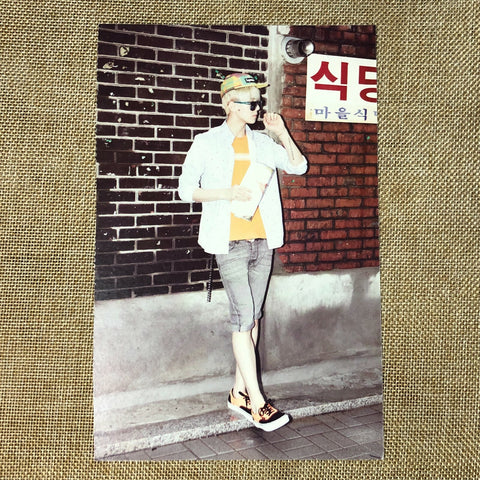 EXO SEHUN [ XOXO GROWL ] Official Postcard, 1st Repackage Album / New / Gift