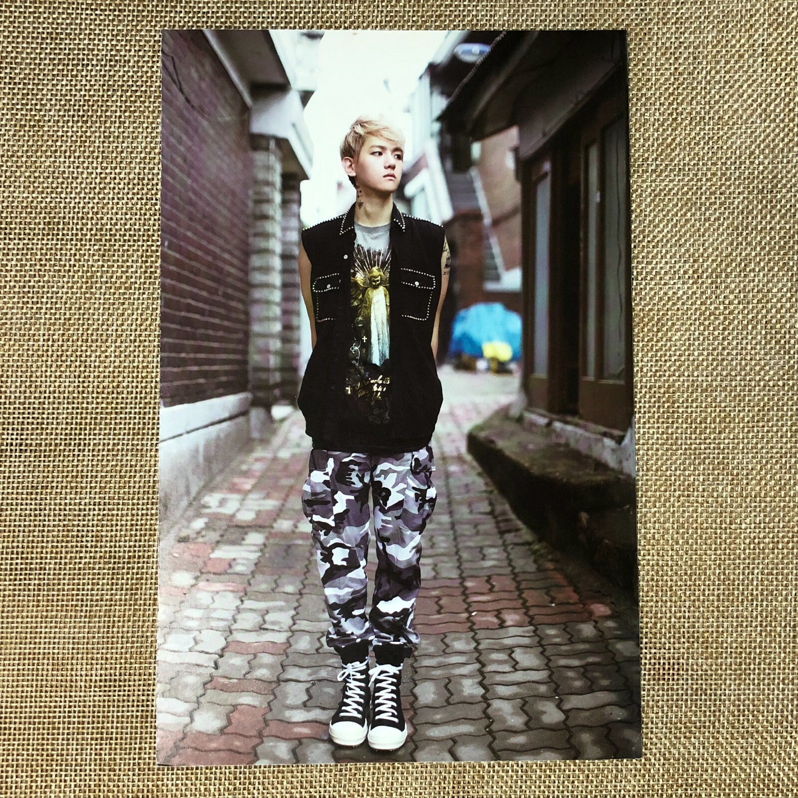 EXO BAEKHYUN #2 [XOXO GROWL] Official Postcard, 1st Repackage Album / New / Gift