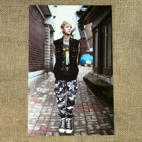 EXO BAEKHYUN #2 [XOXO GROWL] Official Postcard, 1st Repackage Album / New / Gift