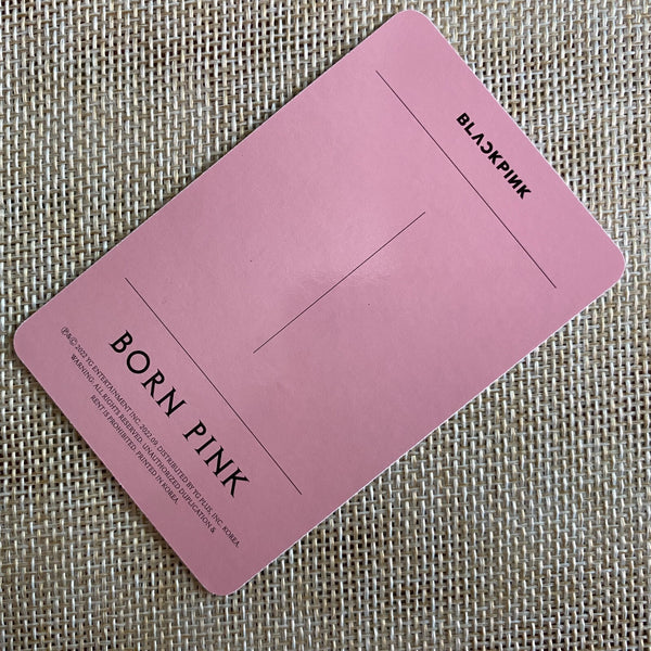 BLACKPINK JISOO [ Born Pink ] Official Photocard, Box Set Ver / New, Rare / Gift