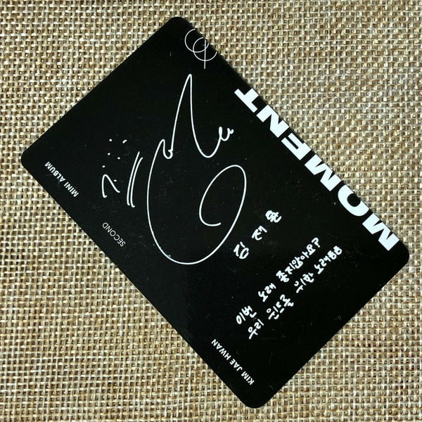 KIM JAEHWAN [MOMENT] Official Photocard, NIGHT Ver, 2nd Mini Album / New / Gift