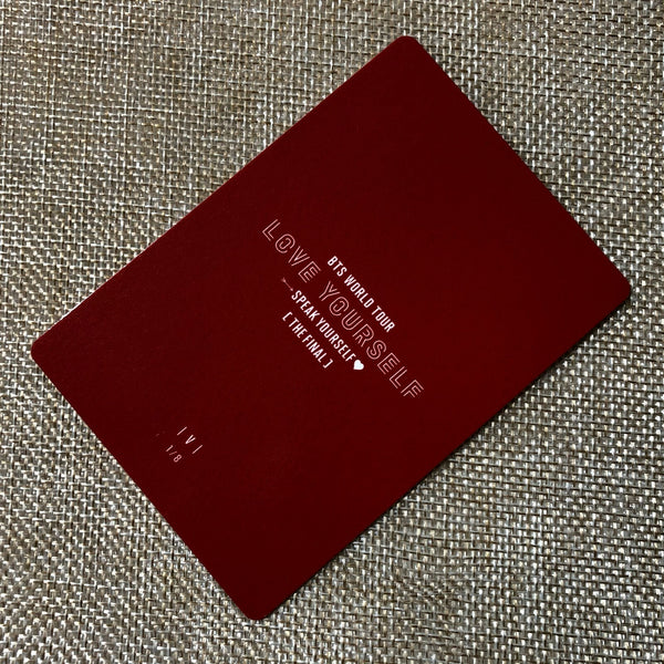 BTS V 1/8 [ Speak Yourself The Final ] Official Mini Photocard / New / Gift