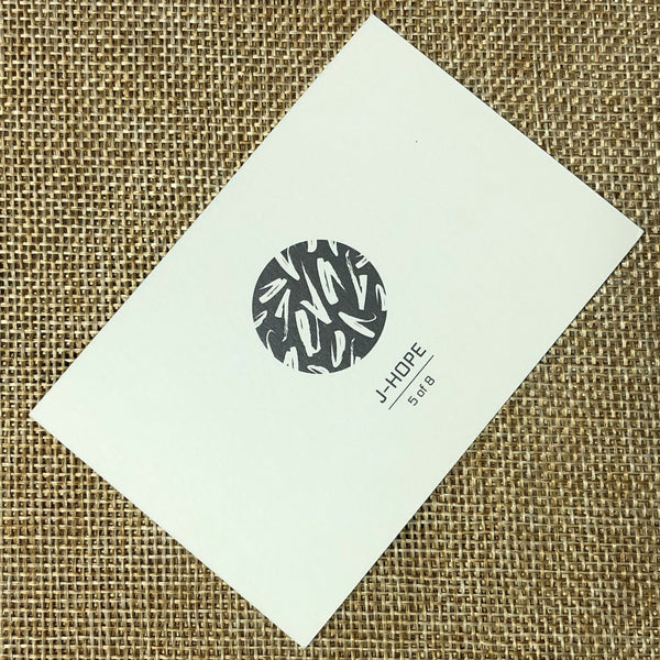 BTS J-HOPE 5/8 [The Wings Tour 2017 Live Trilogy] Official Mini Photocard / Gift