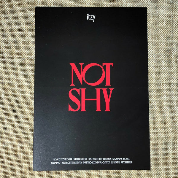 ITZY GROUP [NOT SHY] Official Pre Order Benefit Limited WANTED Poster Set / Gift