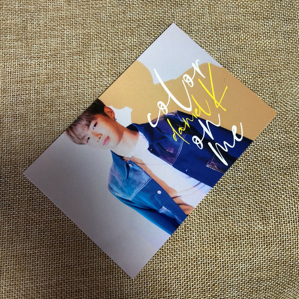 WANNA ONE KANG DANIEL #1 [Color On Me] Official Postcard, 1st Single / Gift