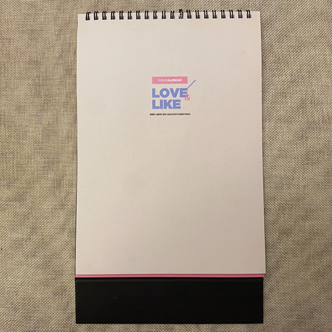 EXO CHEN [ 2018 Exhibition LOVE & LIKE Photo Calendar ] New, Rare / +Gift