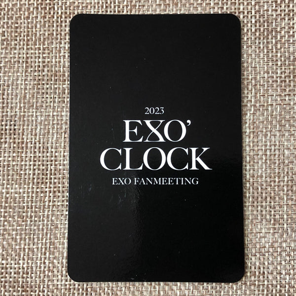 EXO SEHUN [ 2023 Fan Meeting EXO' Clock ] Official Photocard / New / Gift