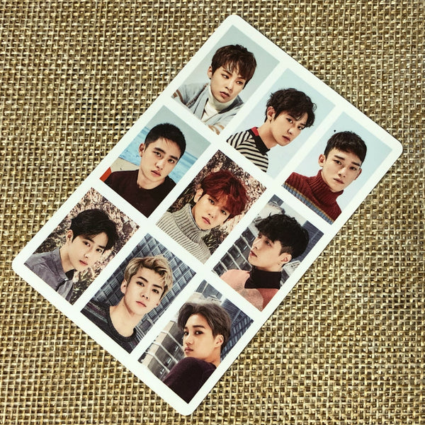 EXO GROUP [2017 Season's Greetings Mini Calendar] Official Photocard / Gift