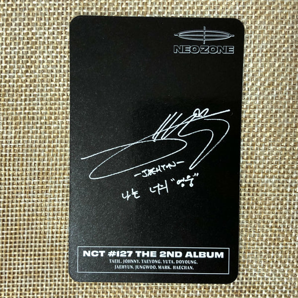 NCT 127 JAEHYUN [NEO ZONE] Official Photocard, 2nd Album KIHNO Ver / New / Gift