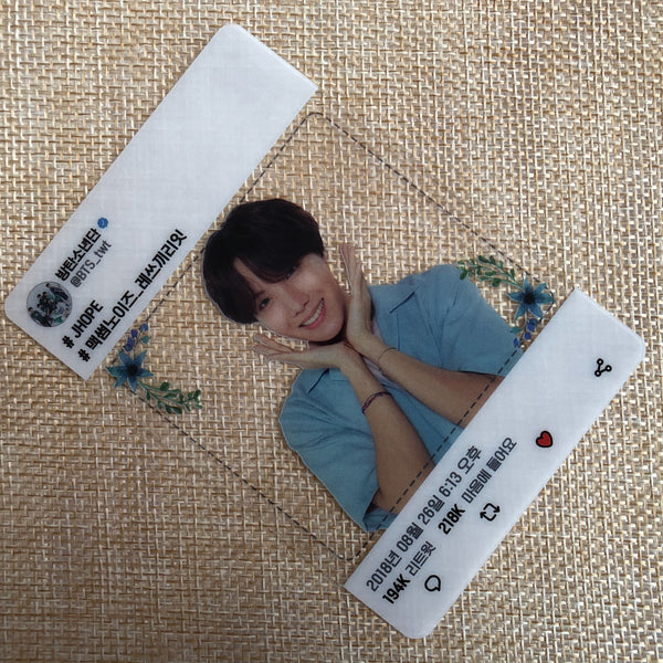 BTS J-HOPE [Love Yourself] Official Army Booth Transparent Photocard / Gift