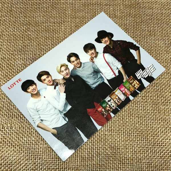EXO GROUP #5 [ Lotte Pepero Day ] Official Photocard, EXO-K / New, Rare / Gift