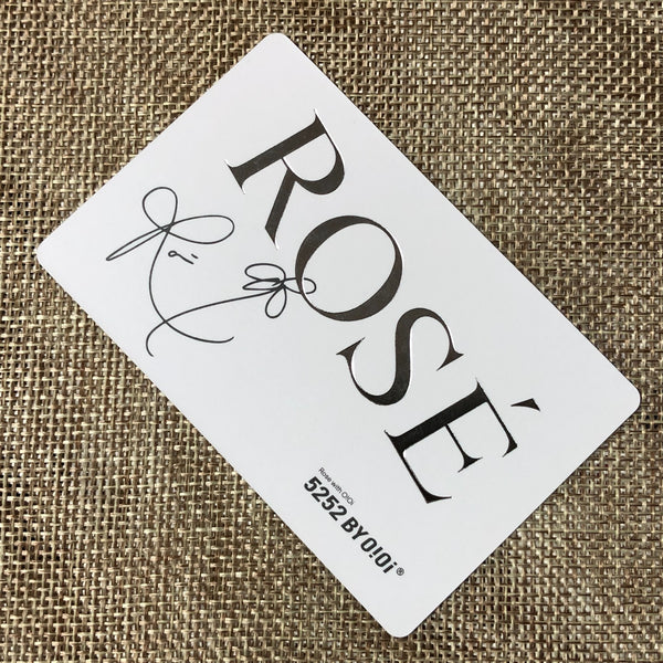 BLACKPINK ROSE #1 [ 5252 BY O!Oi ] Official Photocard / New / Gift