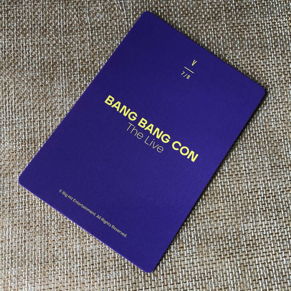 BTS V Taehyung 7/8 [BANG BANG CON The Live] Official Mini Photocard / New / Gift