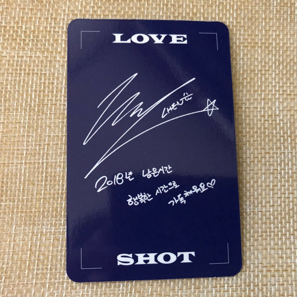 EXO CHEN [ LOVE SHOT ] Official Photocard, 5th Repackage Album / New / Gift