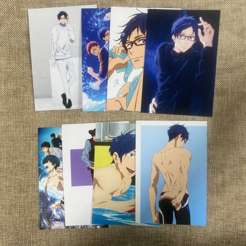 [Free The Final Stoke] Official Postcard Set (8 pcs) | Ryuzaki Rei Ver/New/Gift