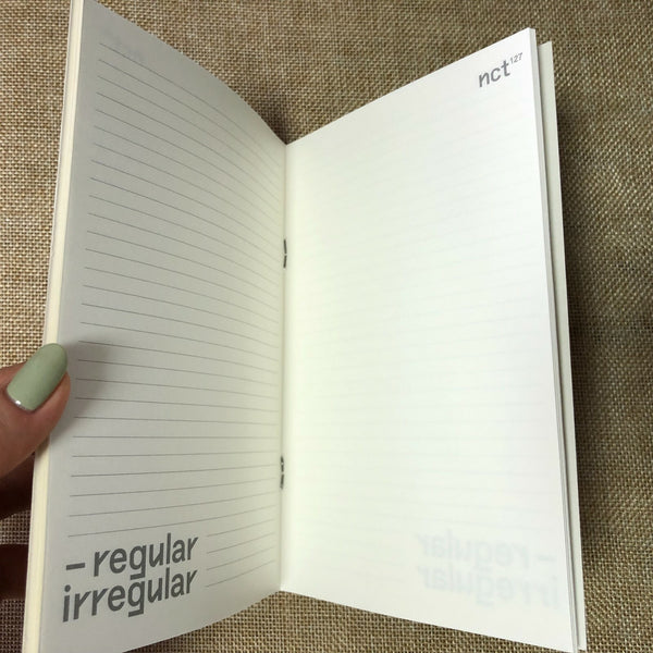 NCT 127 JOHNNY [ Regular-Irregular ] Official Mini Notebook / New / Gift
