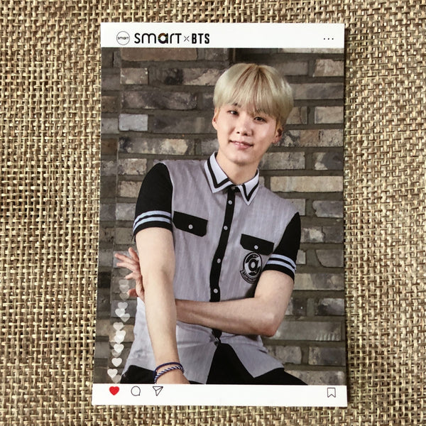 BTS SUGA #2 [ BTS X Smart Uniform ] Official Photocard / New, Rare / Gift