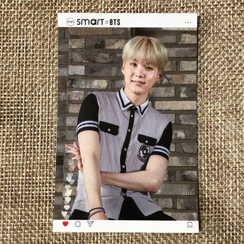 BTS SUGA #2 [ BTS X Smart Uniform ] Official Photocard / New, Rare / Gift