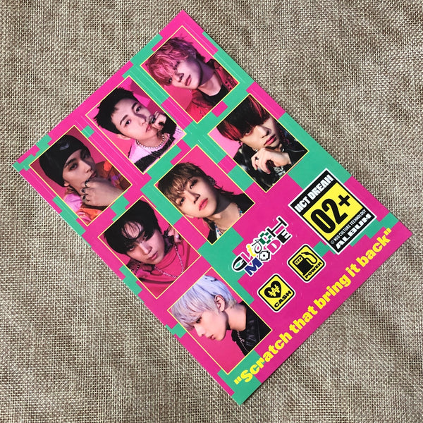 NCT DREAM GROUP [ GLITCH MODE ] Official Sticker / New / Gift