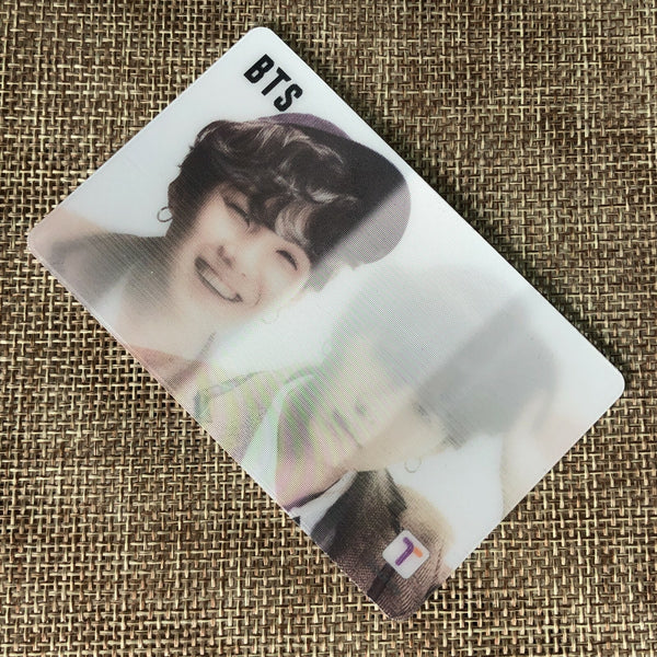 BTS SUGA [2020 CU T-Money] Official Lenticular Transparent Photocard / Gift