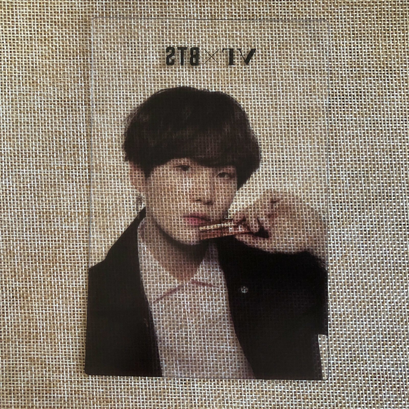 BTS SUGA [VT L'atelier Perfume] Official Transparent Photocard / New, Rare /+G