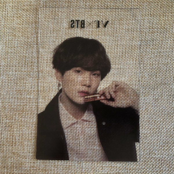 BTS SUGA [VT L'atelier Perfume] Official Transparent Photocard / New, Rare /+G