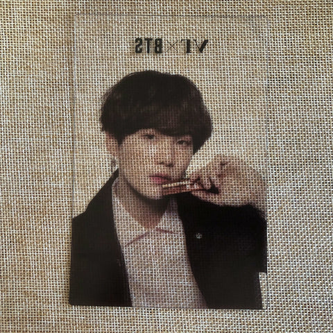 BTS SUGA [VT L'atelier Perfume] Official Transparent Photocard / New, Rare /+G