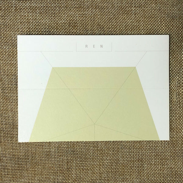 Nu'est REN [ THE TABLE ] Official Folding Photo Card, 7th Mini / New / Gift