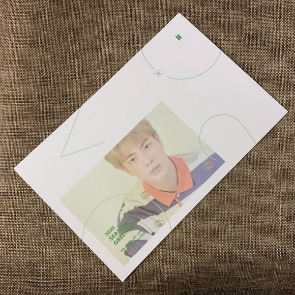BTS JIN [ 2020 Season's Greetings ] Official Limited Mini Poster / New / Gift