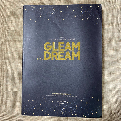 BTS V [ GLEAM DREAM Exhibition Photobook ] Nuna V 420 p, 22x32 cm/Good, Rare /+G