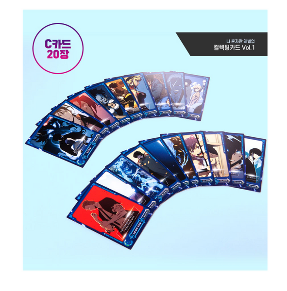 Solo Leveling Official Korean Webtoon Set / SL Vol.1  10 Packs (Total 30 Cards)