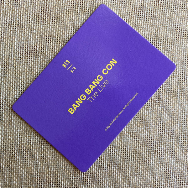 BTS UNIT 8/8 V JIN JIMIN [BANG BANG CON The Live] Official Mini Photocard / Gift