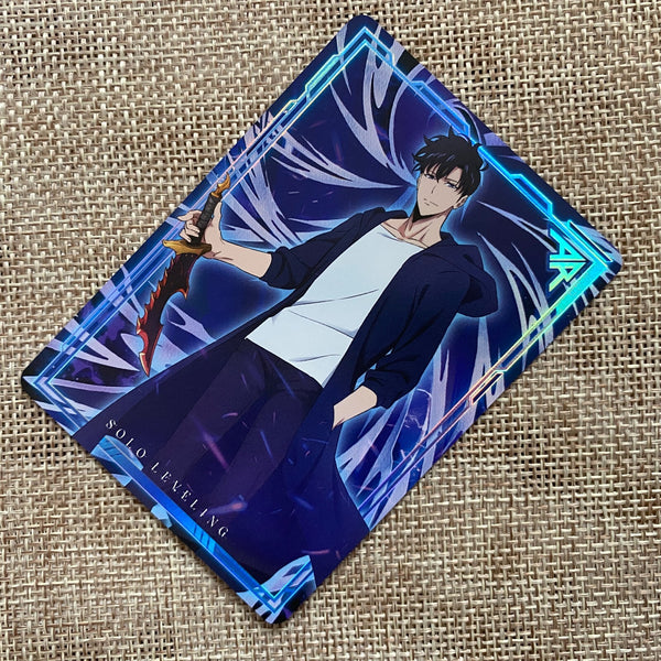 Solo Leveling SL01-01 Sung Jin-woo / AR Card (1pc) / Authentic Ultra Rare / Gift