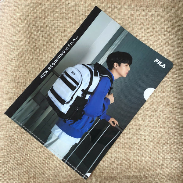 BTS SUGA [ FILA PROJECT 7 ] Official Clear File Holder / New / Gift