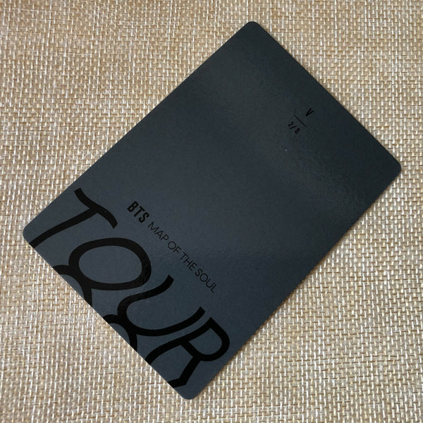 BTS V 2/8 [ Map Of The Soul Tour ] Official Mini Photocard / New, Rare / Gift