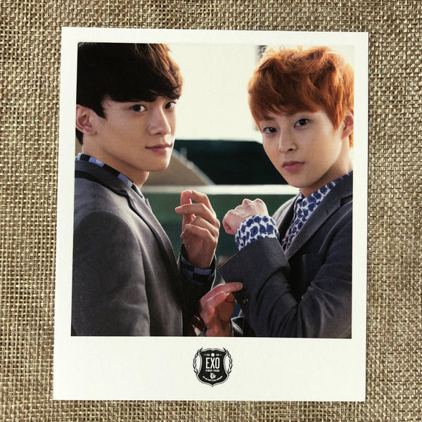 EXO GROUP [XOXO Growl] Official Polaroid Photocard Set of 5, Postcard / Gift