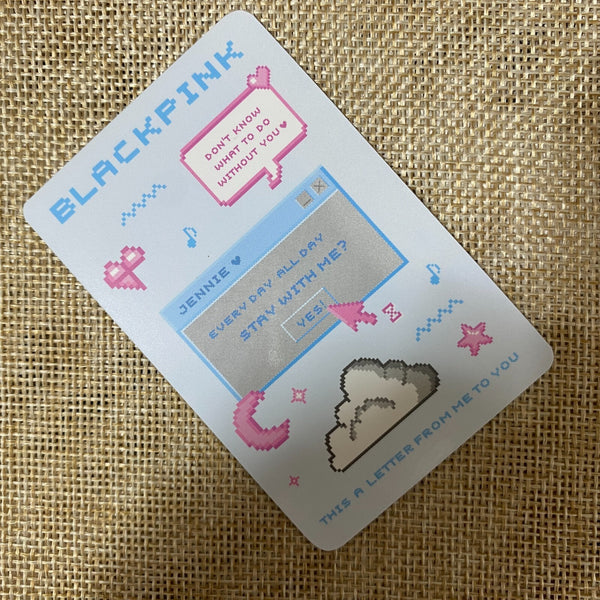 BLACKPINK JENNIE [6th Anniversary Deco Kit] Official Photocard / New, Rare /+G