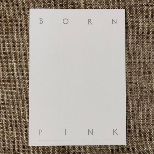 BLACKPINK JENNIE [ Born Pink ] Official Postcard, Box Set Ver. / New / Gift