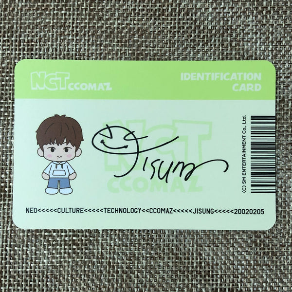 NCT JISUNG [ CCOMAZ GROCERY STORE ] Official ID Card Photocard / New / Gift
