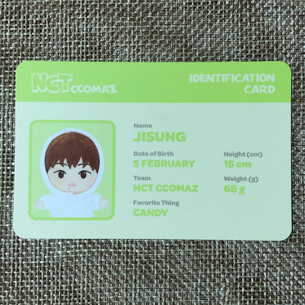 NCT JISUNG [ CCOMAZ GROCERY STORE ] Official ID Card Photocard / New / Gift