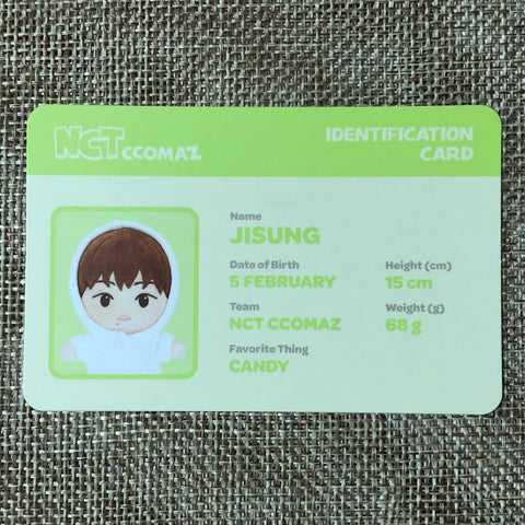 NCT JISUNG [ CCOMAZ GROCERY STORE ] Official ID Card Photocard / New / Gift