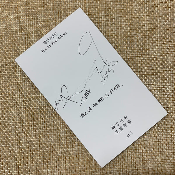 BTS JIMIN [HYYH pt.2] Official Photocard, The Mood Love 4th Mini Album / Mint